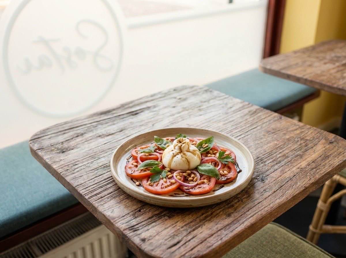 Insalate di pomodoro e burrata